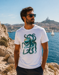 T-shirt Poulpe vert