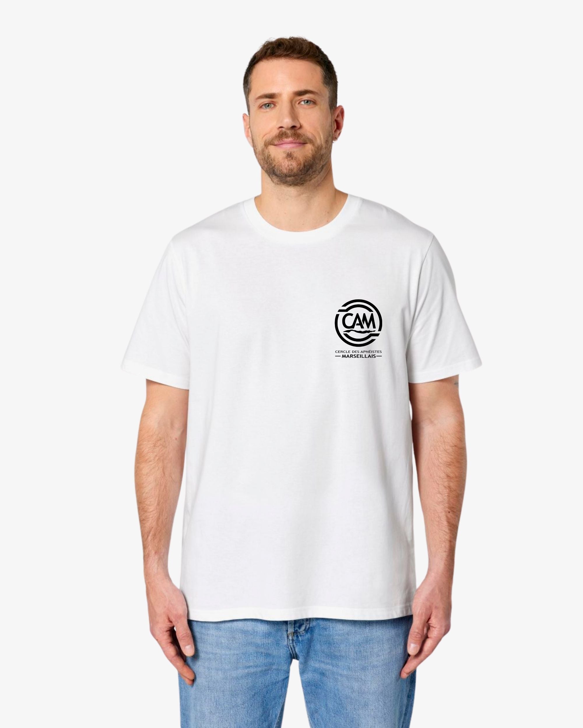 T-shirt Club CAM 180 - BLANC