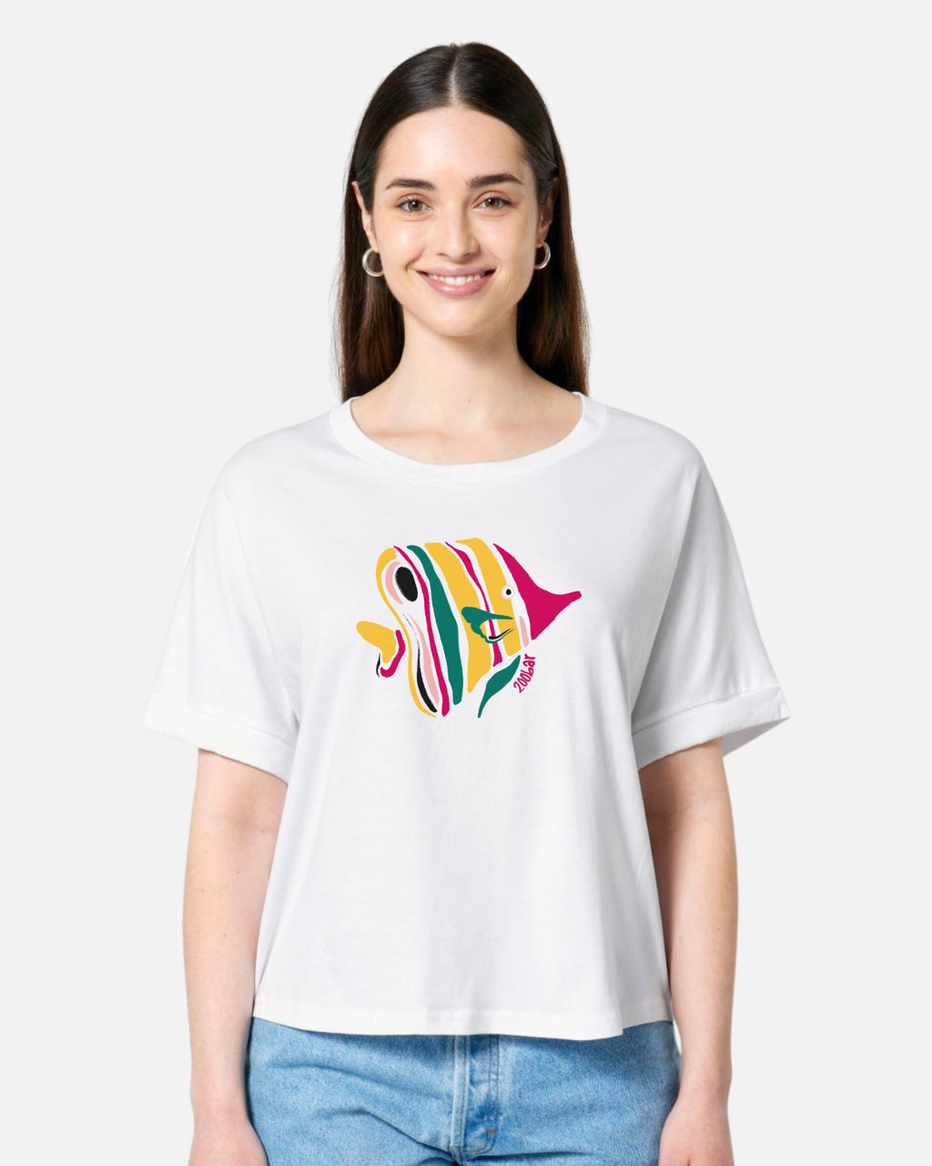 T-shirt loose - Poisson papillon
