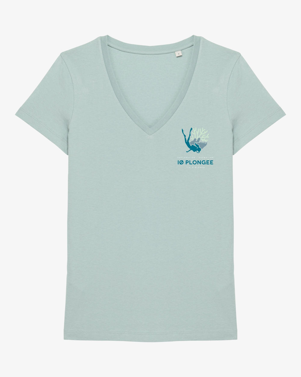 T-shirt IO plongée - Col V