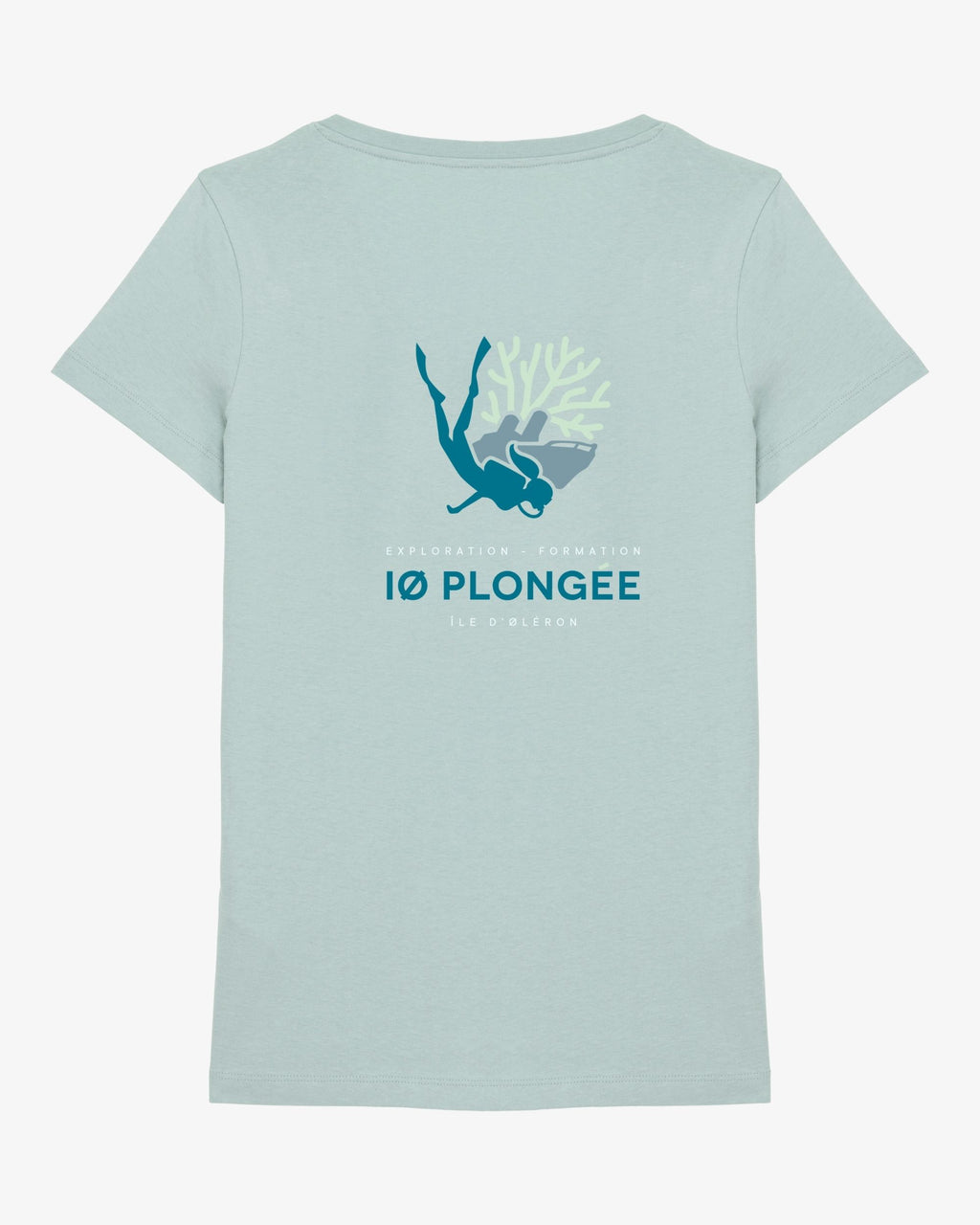 T-shirt IO plongée - Col V