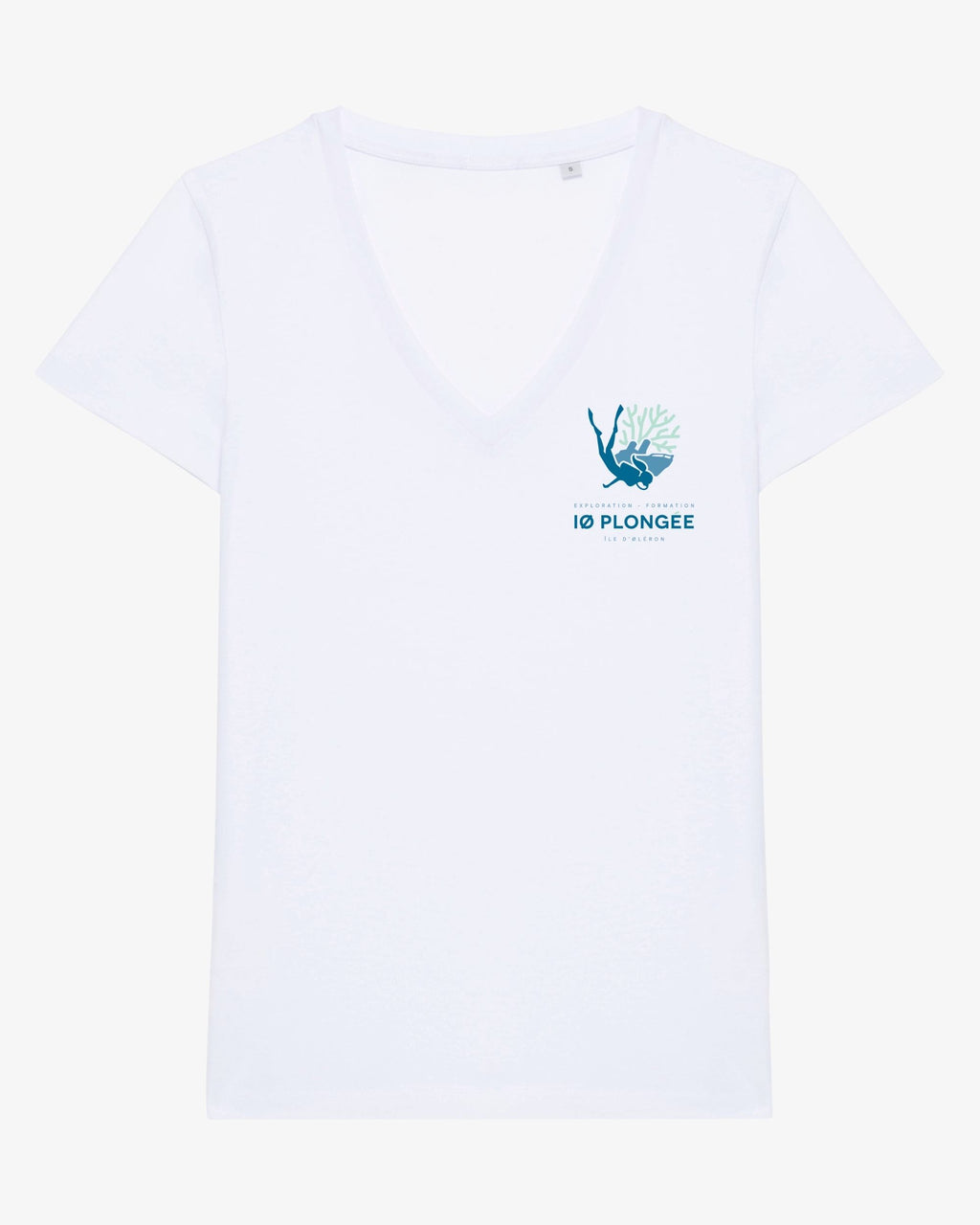 T-shirt IO plongée - Col V