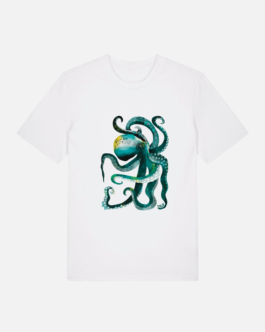 T-shirt Poulpe vert