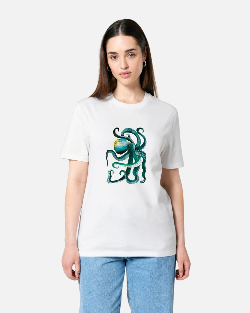 T-shirt Poulpe vert