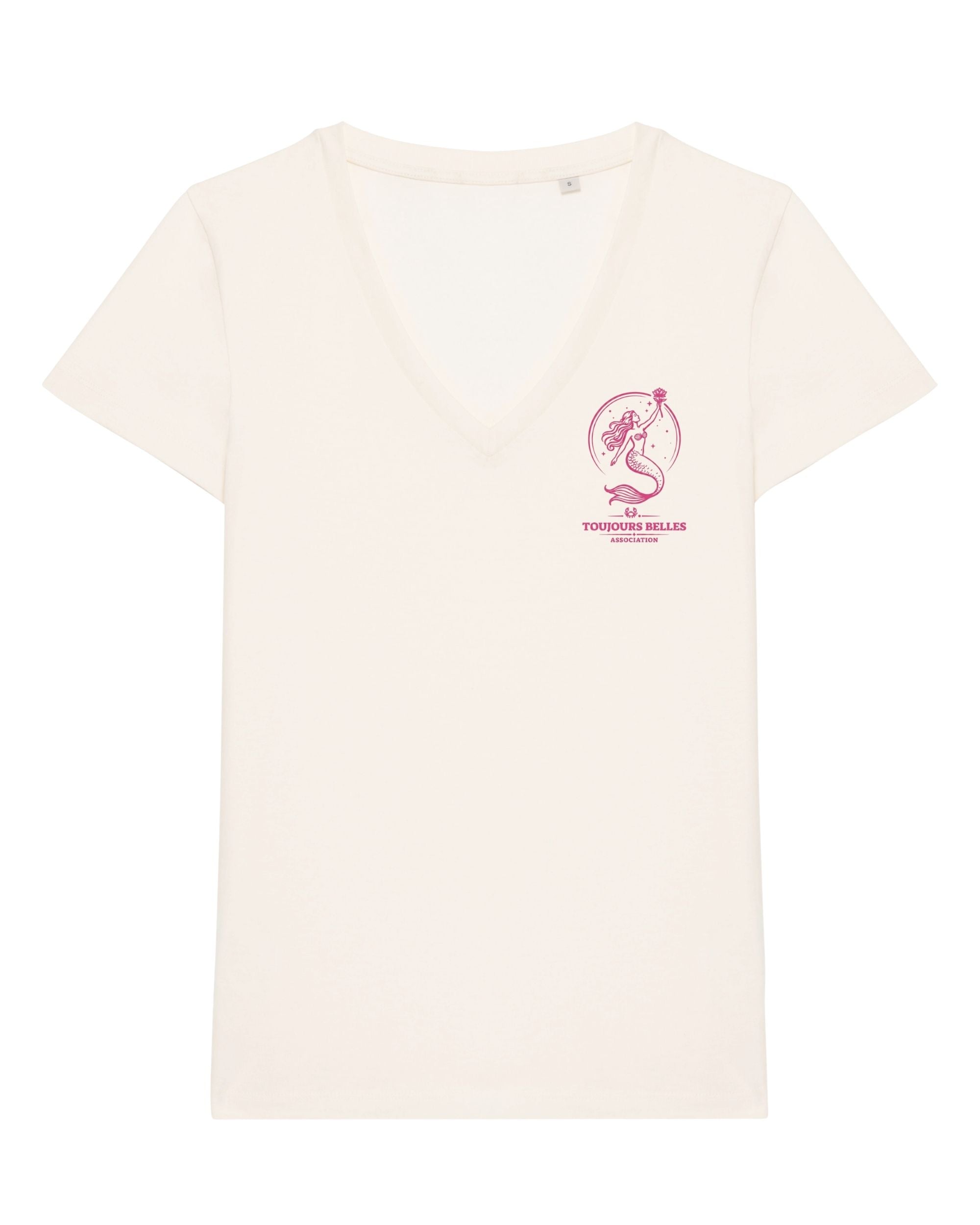 T-shirt coton Col V - Toujours belles
