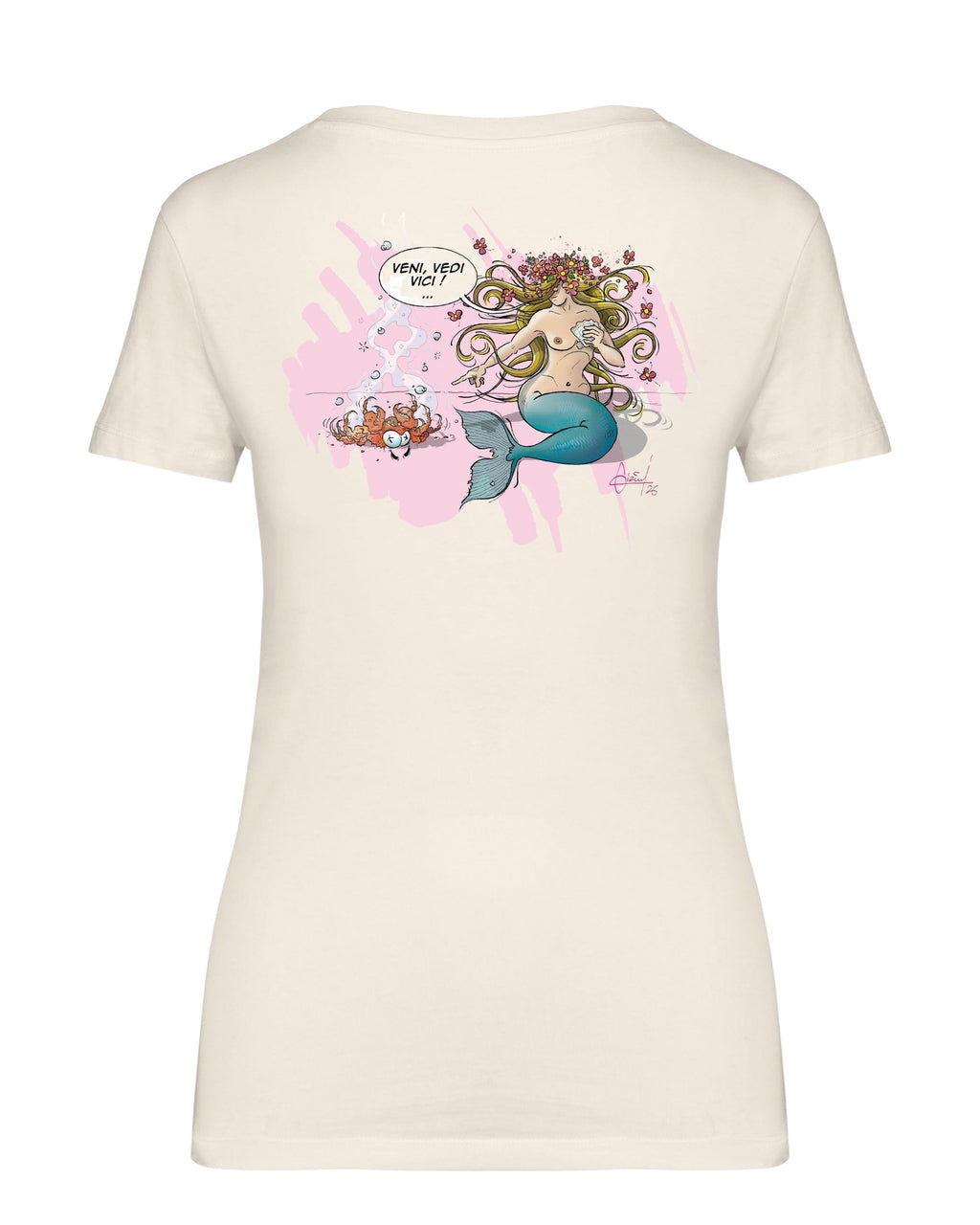 T-shirt coton Col V - Toujours belles