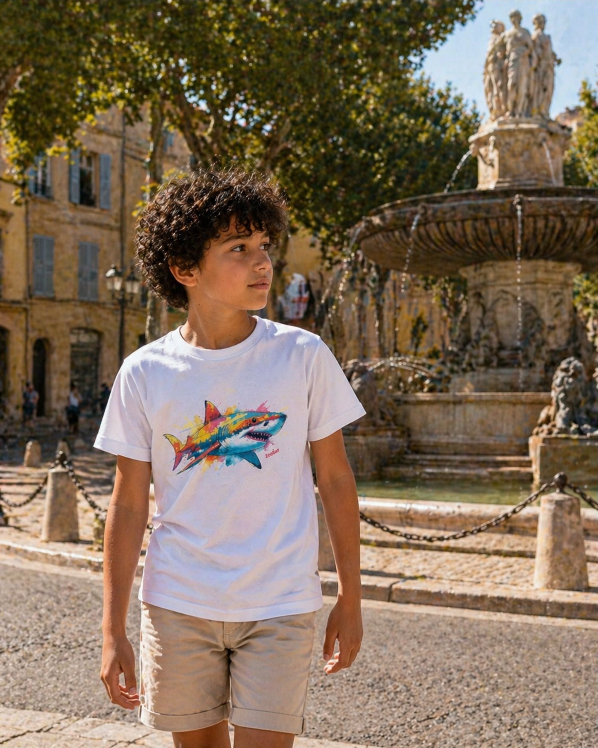 T-shirt enfant - Requin blanc