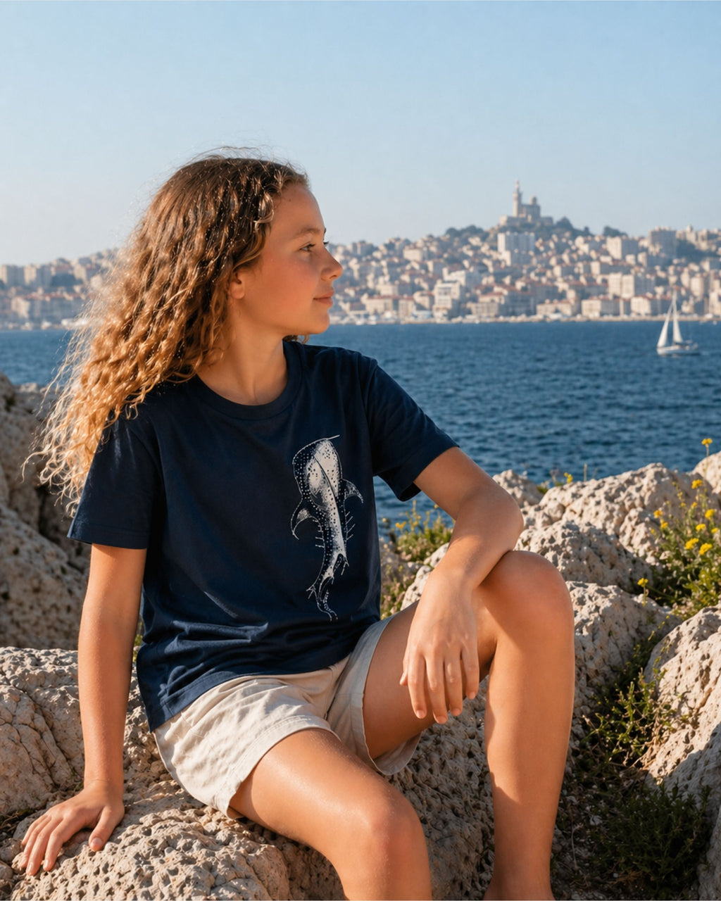 T-shirt enfant - Requin baleine